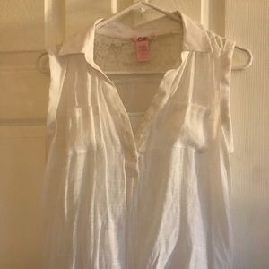 Adorable covered tank with tie at waist